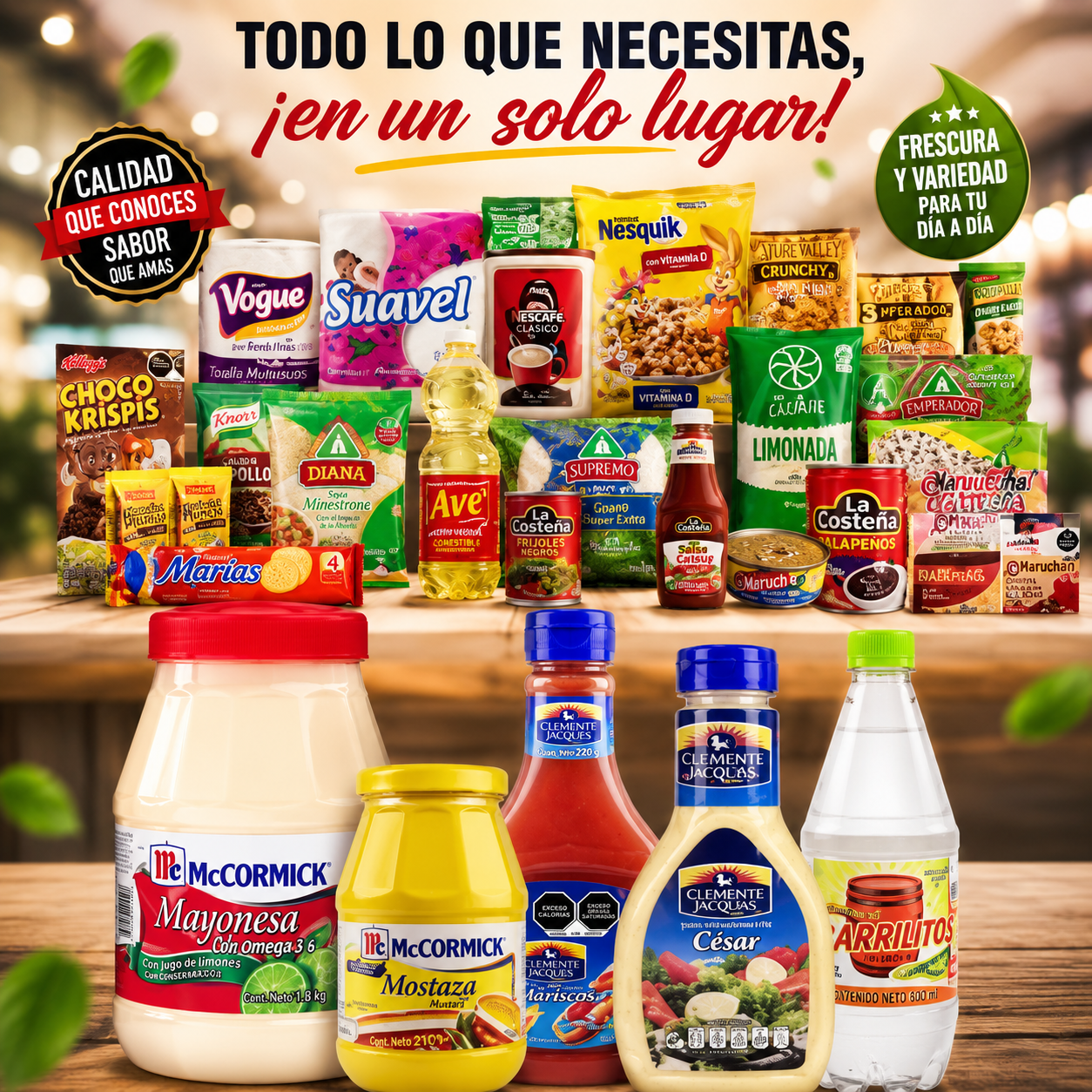 Abarrotes y despensa mexicana en Colombia