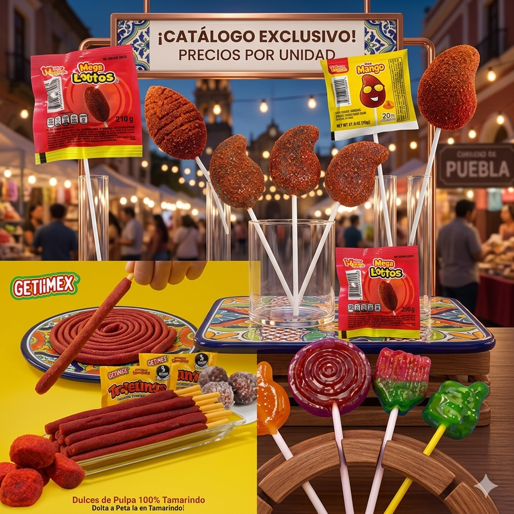 Snacks Mexicanos - dulces -paletas al menudeo