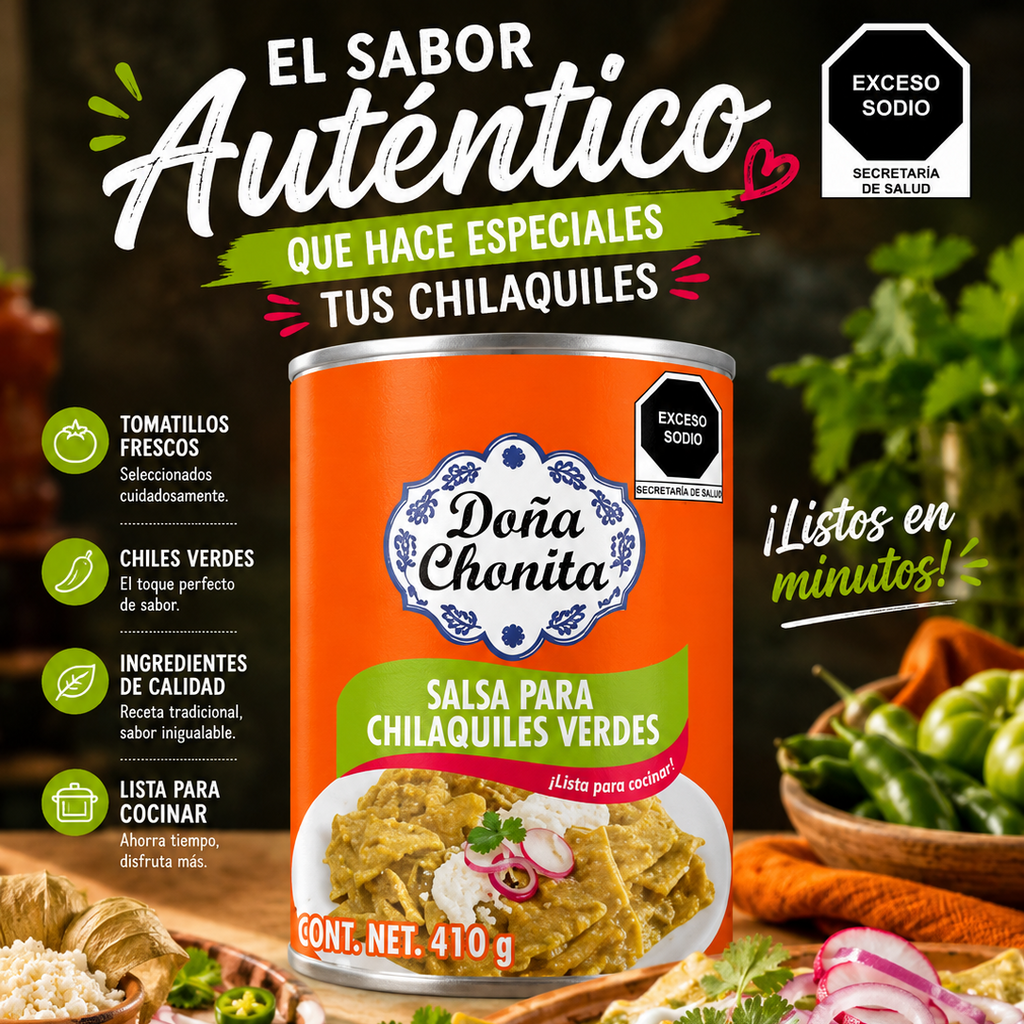 Salsa Chilaquiles Verdes Lata Colombia