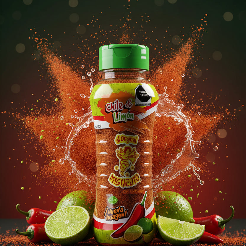 Chile y limon en polvo Miguelito-micheladas-frutas en Colombia