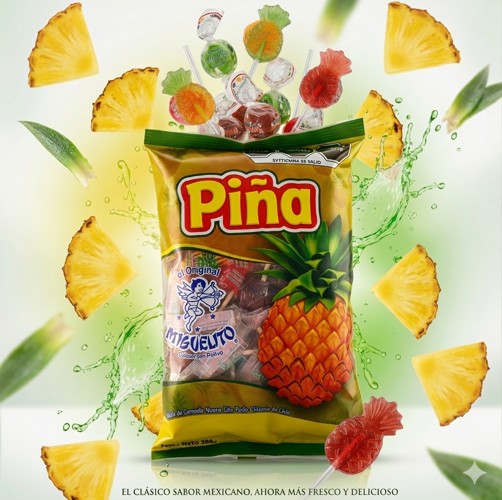 miguelito paleta enchilada de piña en Colombia