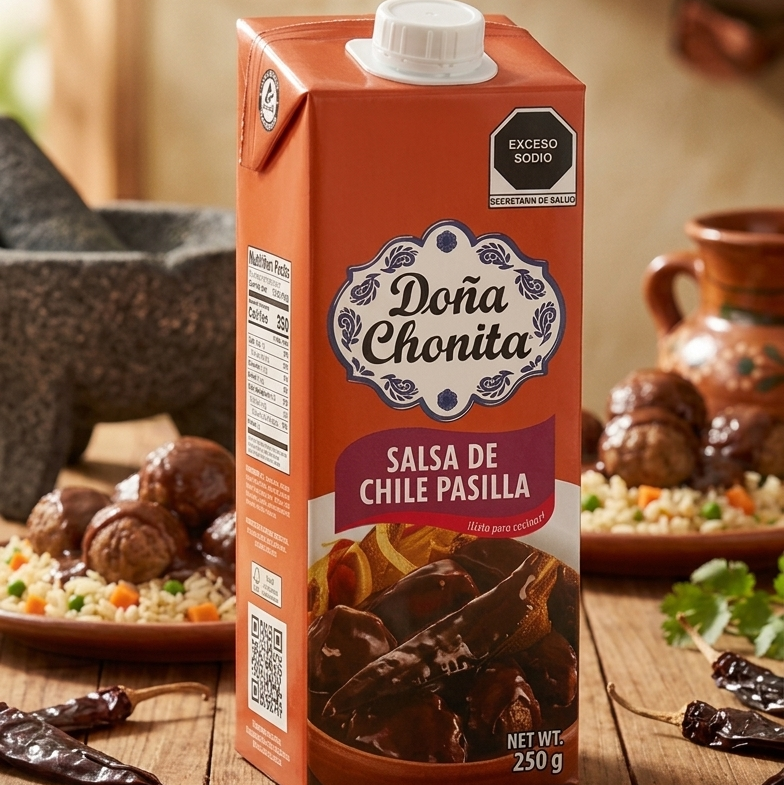 Salsa Chile Pasilla Tetrapack Colombia