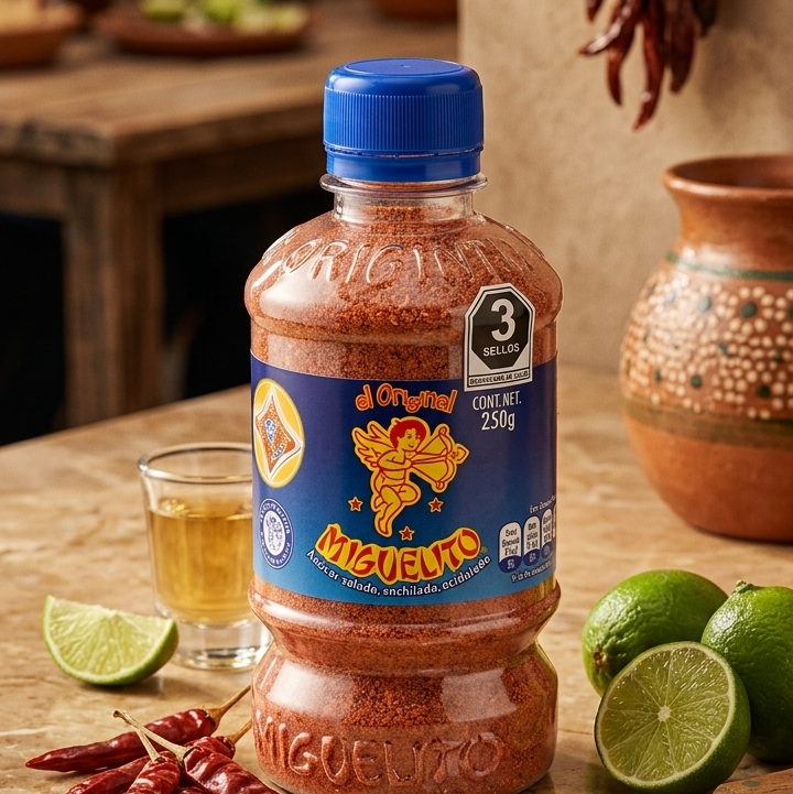 Miguelito Original Dulce en Polvo Chamoy Tarro 250gr Colombia
