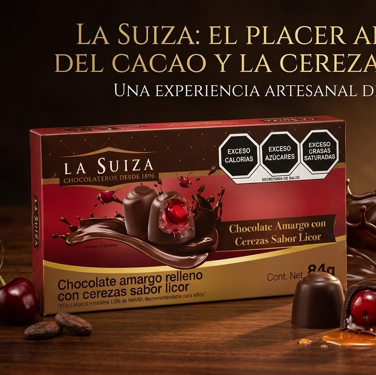 Chocolates Cerezas con Licor Caja Colombia