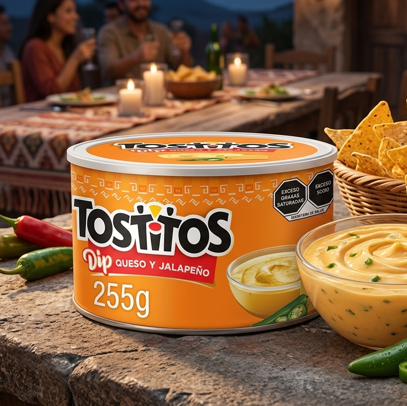 Dip Queso Jalapeño Tostitos Tarro Pet 255gr En Colombia