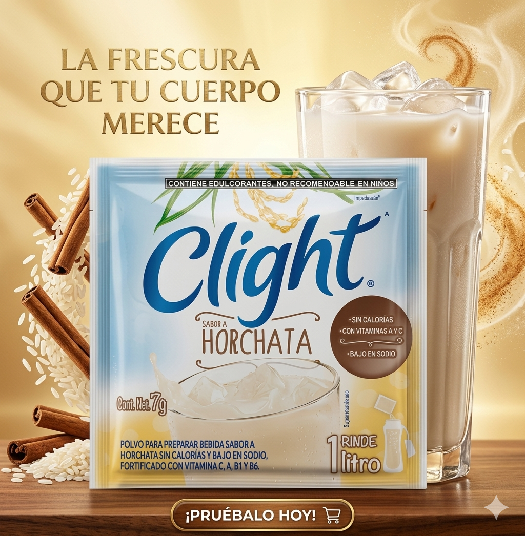 Horchata Clight Polvo para Bebida Mexicana en Colombia