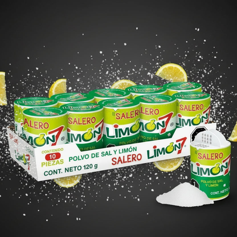 Anáhuac Saleros Limón 7 Polvo Sal Limón Paquete de diez mexicano en colombia