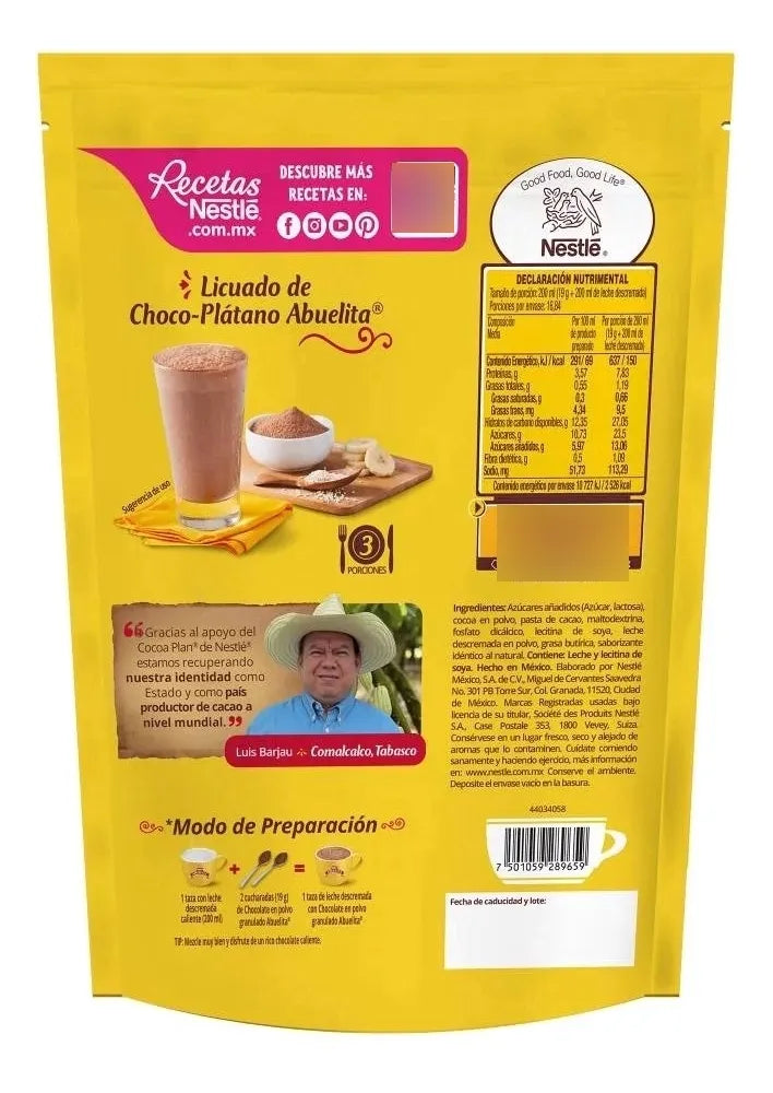 Chocolate la abuelita en polvo instantáneo mexicano ahora en colombia