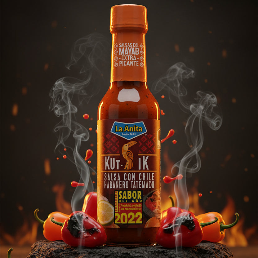 Kut-Ik Salsa Habanero Tatemado Roja Frasco Colombia