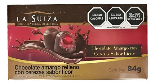 Chocolates Cerezas con Licor Caja Colombia