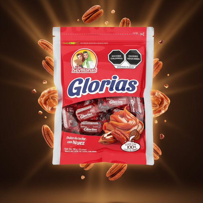 Las Sevillanas Glorias Leche Nuez Bolsa 10pzs 200gr Colombia