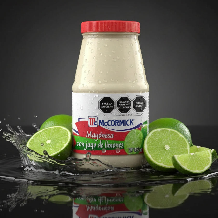 McCormick Mayonesa con Limón Frasco Vidrio Colombia