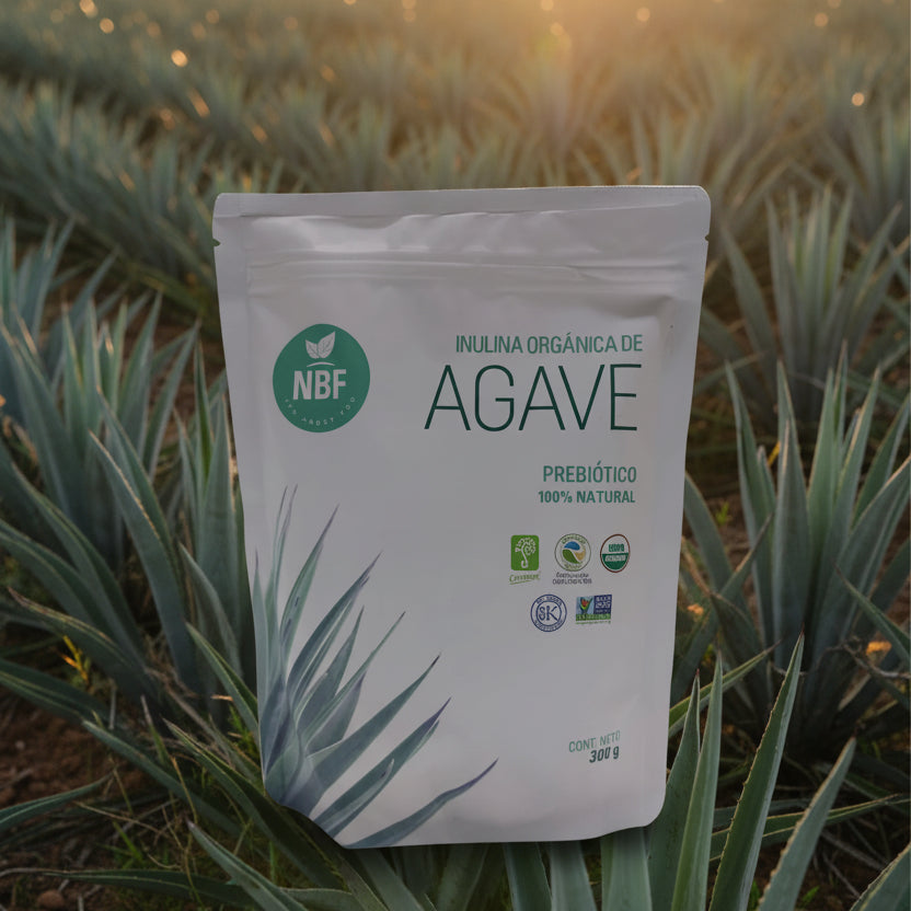 NBF Inulina de Agave Orgánica Bolsa Resellable 300gr Colombia