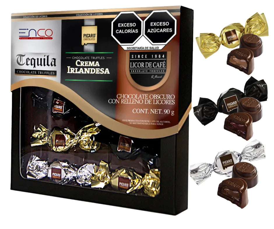 Chocolates Estuche 10 Unidades Licores Surtidos Colombia