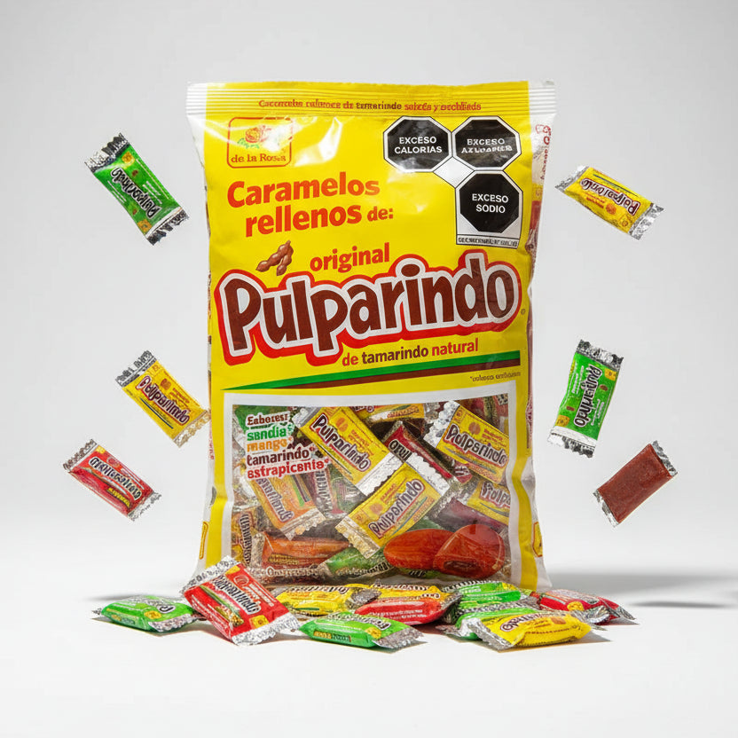 Pulparindo Caramelos Bolsa Dulces 100pzs 500gr Colombia