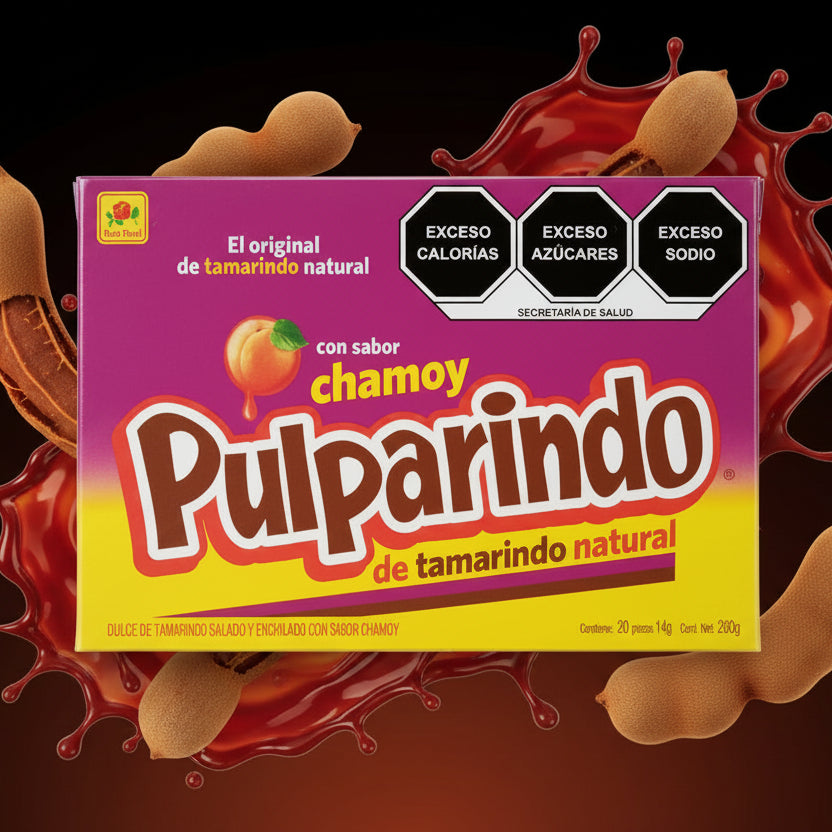 Pulparindo Original Chamoy Caja 20pzs 280gr Colombia