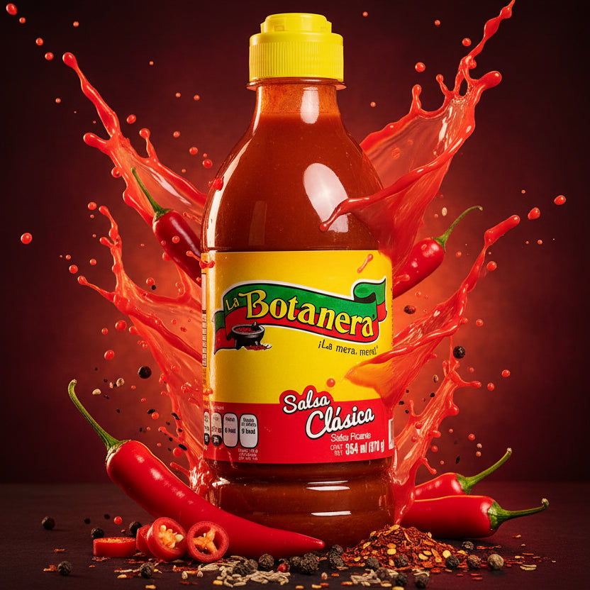 Salsa Botanera Roja Clásica Botella Pet 370gr Colombia