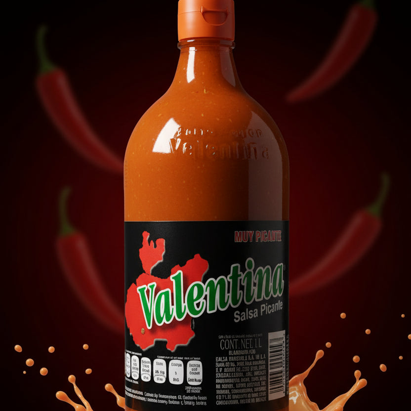Salsa Muy Picante Etiqueta Negra Frasco Colombia