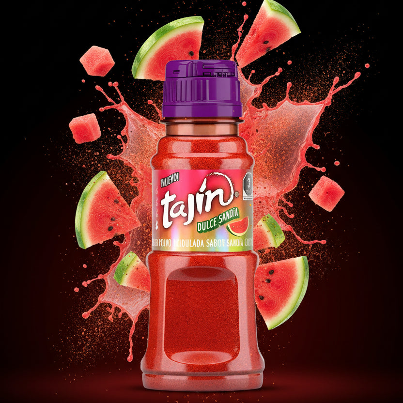 Tajín Dulce Sandia Salsa de Chile en Polvo Tarro Colombia