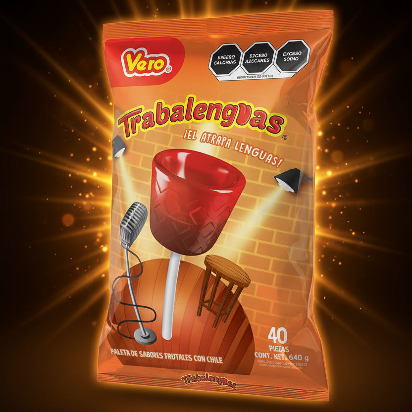 Trabalenguas Paletas Frutales Chile Bolsa Colombia