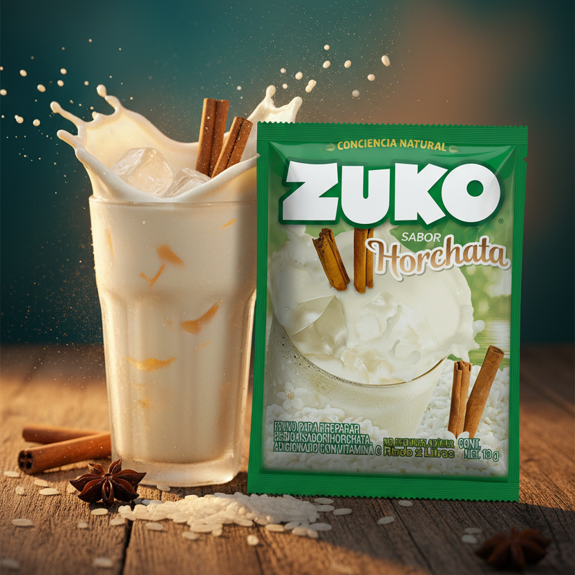 Horchata Zuko polvo para bebida mexicana ahora en Colombia
