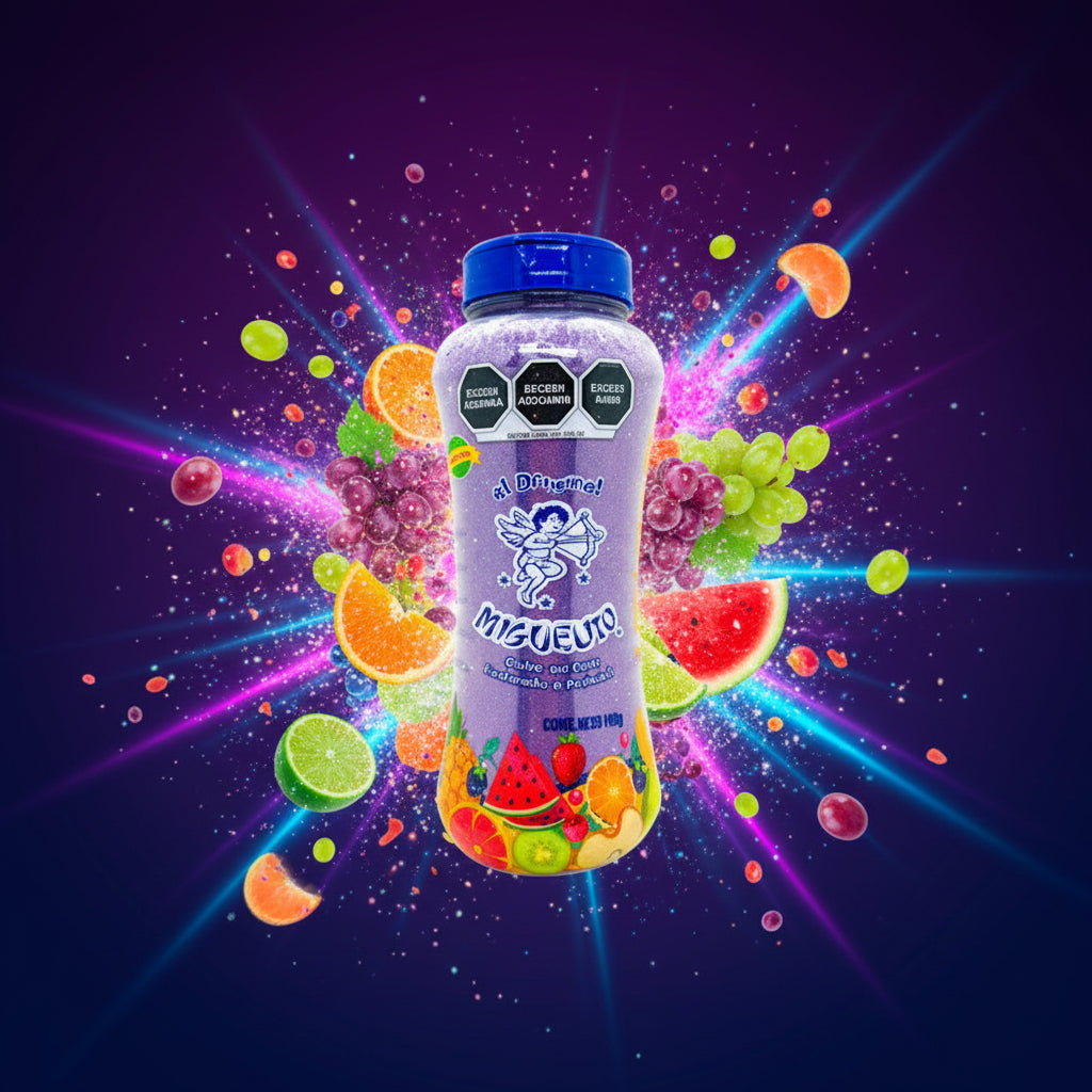 Miguelito polvo sabor uva - micheladas - ahora en colombia