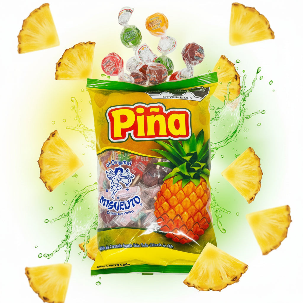 miguelito paleta enchilada de piña en Colombia