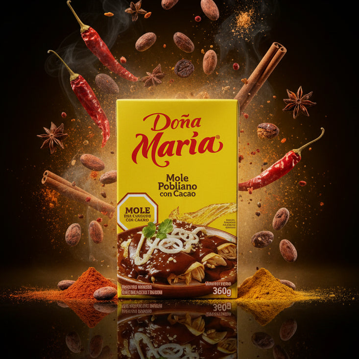 Mole Poblano con Cacao Doña María Tetrapack 360gr EnColombia