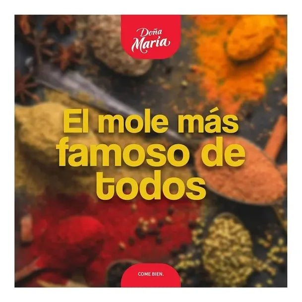 Mole Poblano con Cacao Doña María Tetrapack 360gr EnColombia