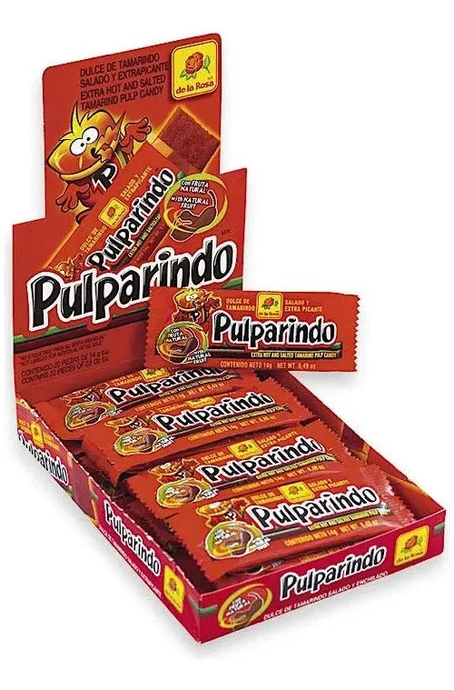 Pulparindo Original Extra Picante Caja x 20pzs -  280gr En Colombia