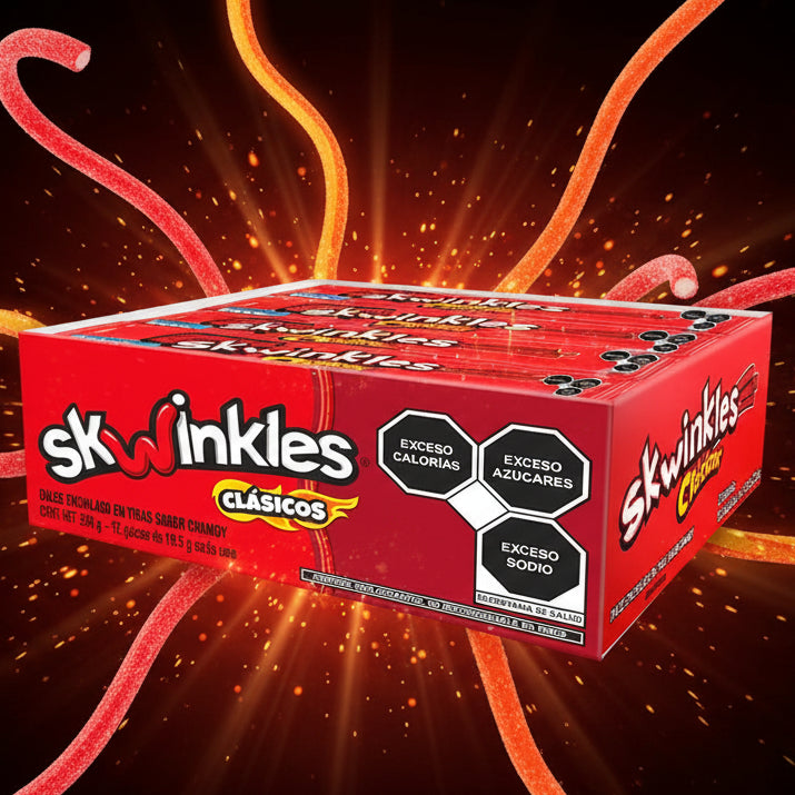 Skwinkles Clasicos Chamoy 12 Pzs mexicanos en Colombia