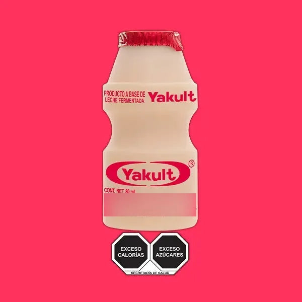 Yakult Roja Producto a Base de Leche Fermentada 5pzs En Colombia