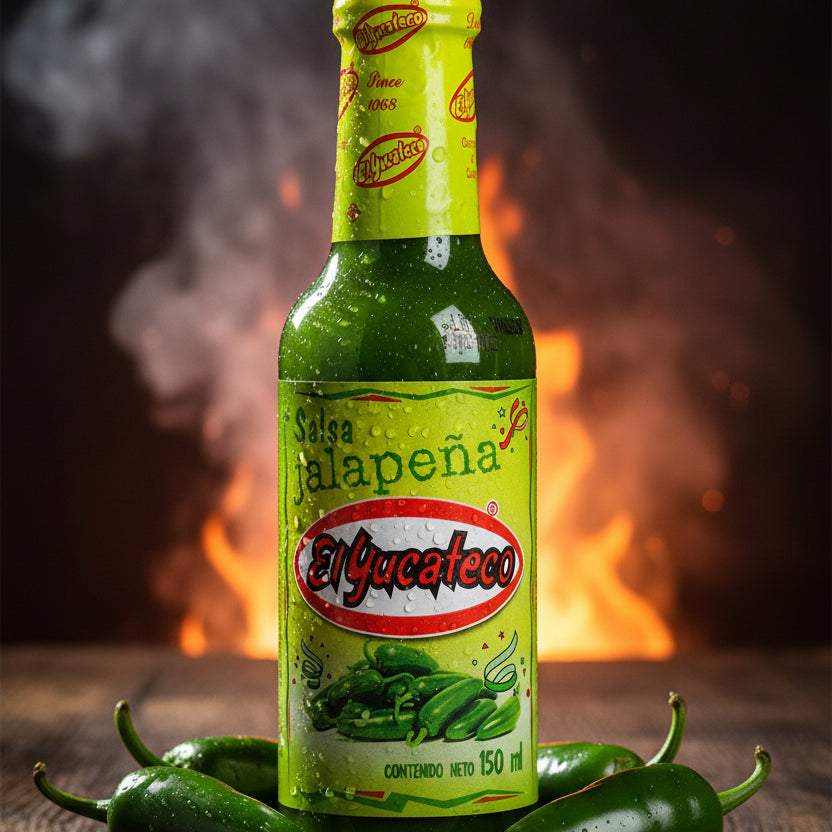 Salsa Picante Jalapeña Yucateco MEXICANO en Colombia