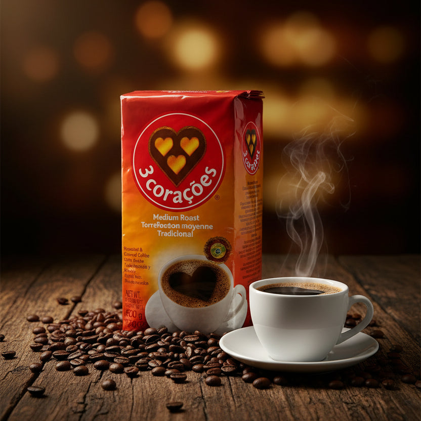 Tres corazones cafe brasilero en colombia