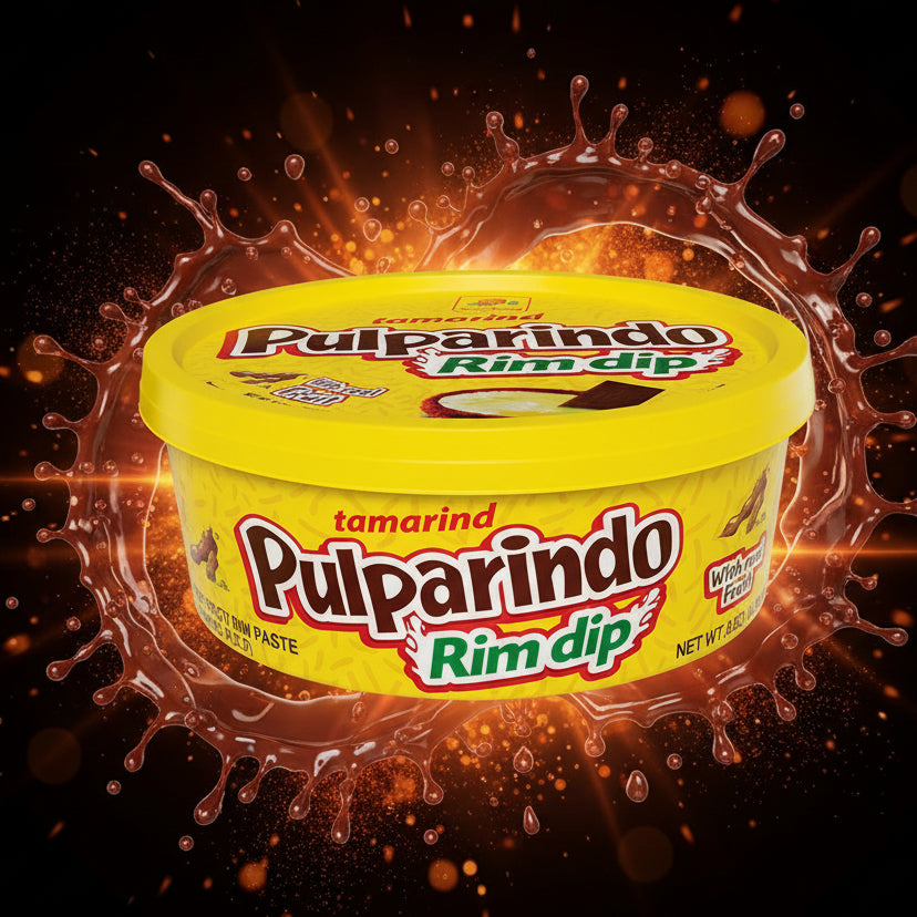 Dulce Mexicano Pulparindo Tamarindo Mango Rim Dip Escarchado