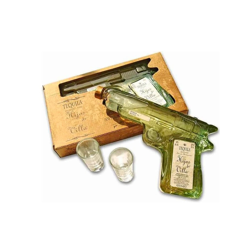 Tequila pistola hijos de villa en Colombia