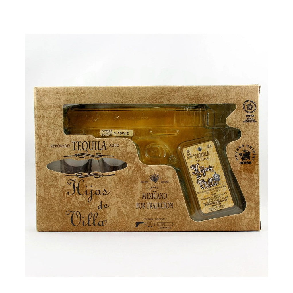 Tequila pistola hijos de villa en Colombia